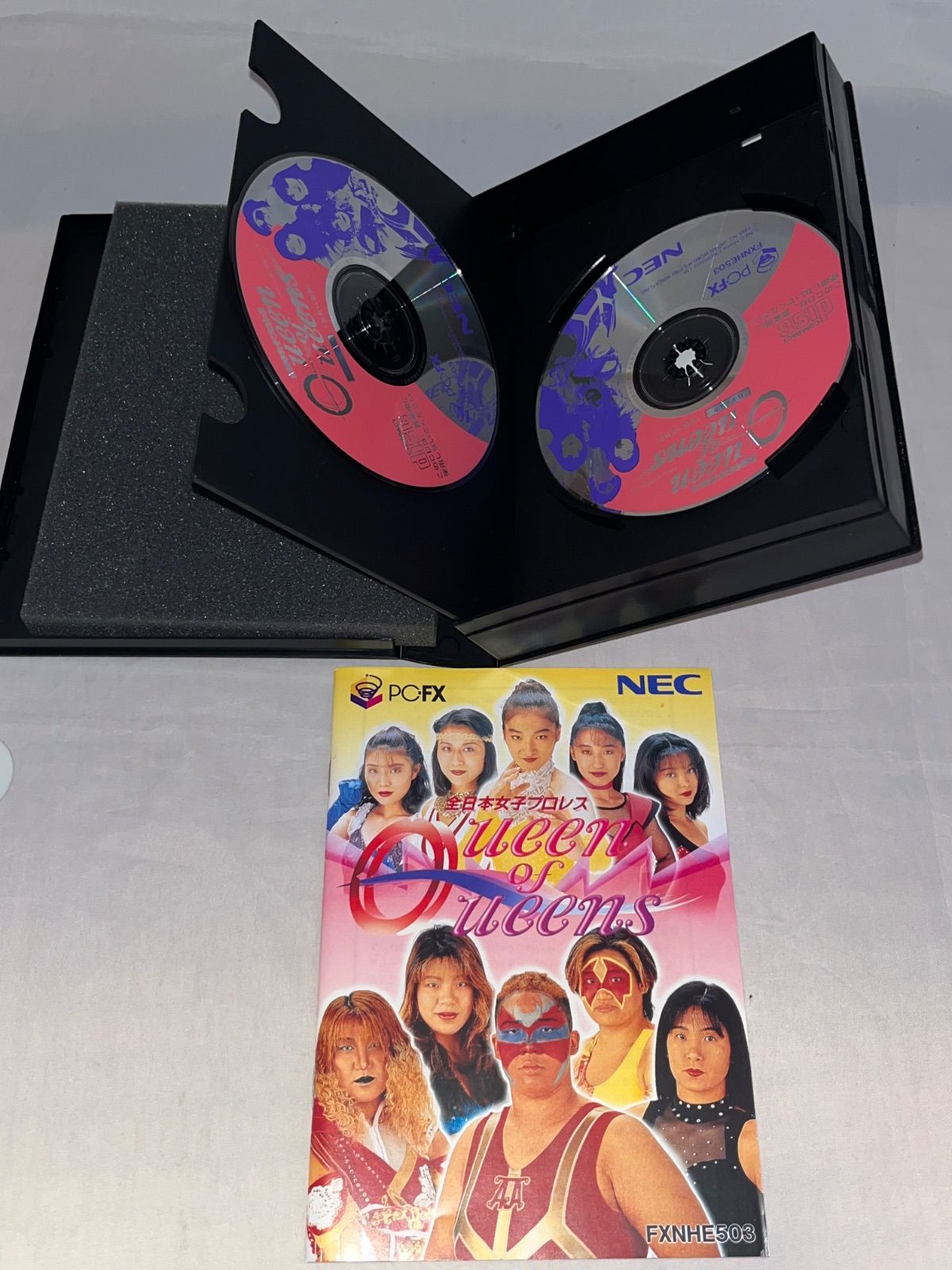 レア】全日本女子プロレス -クィーン オブ クィーンズ- ☆PCFX