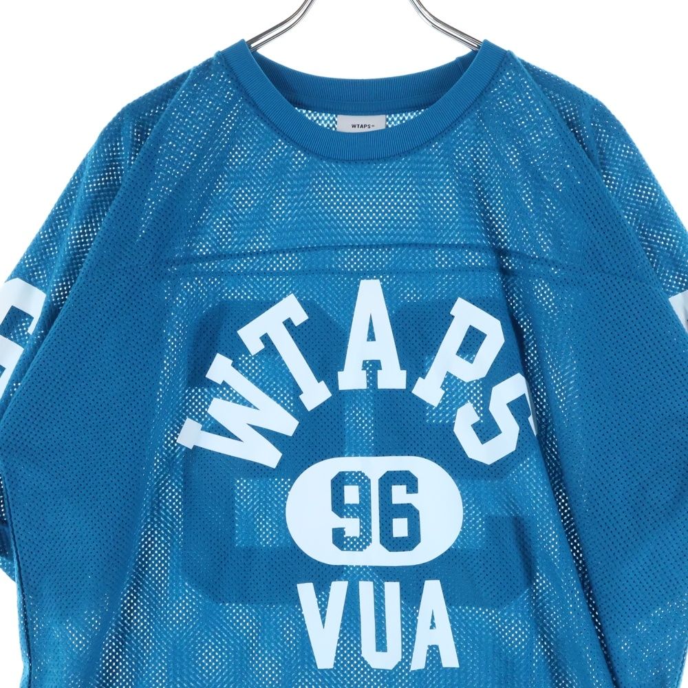 WTAPS (ダブルタップス) 25SS QB SS TEE フロントロゴ メッシュ クルー
