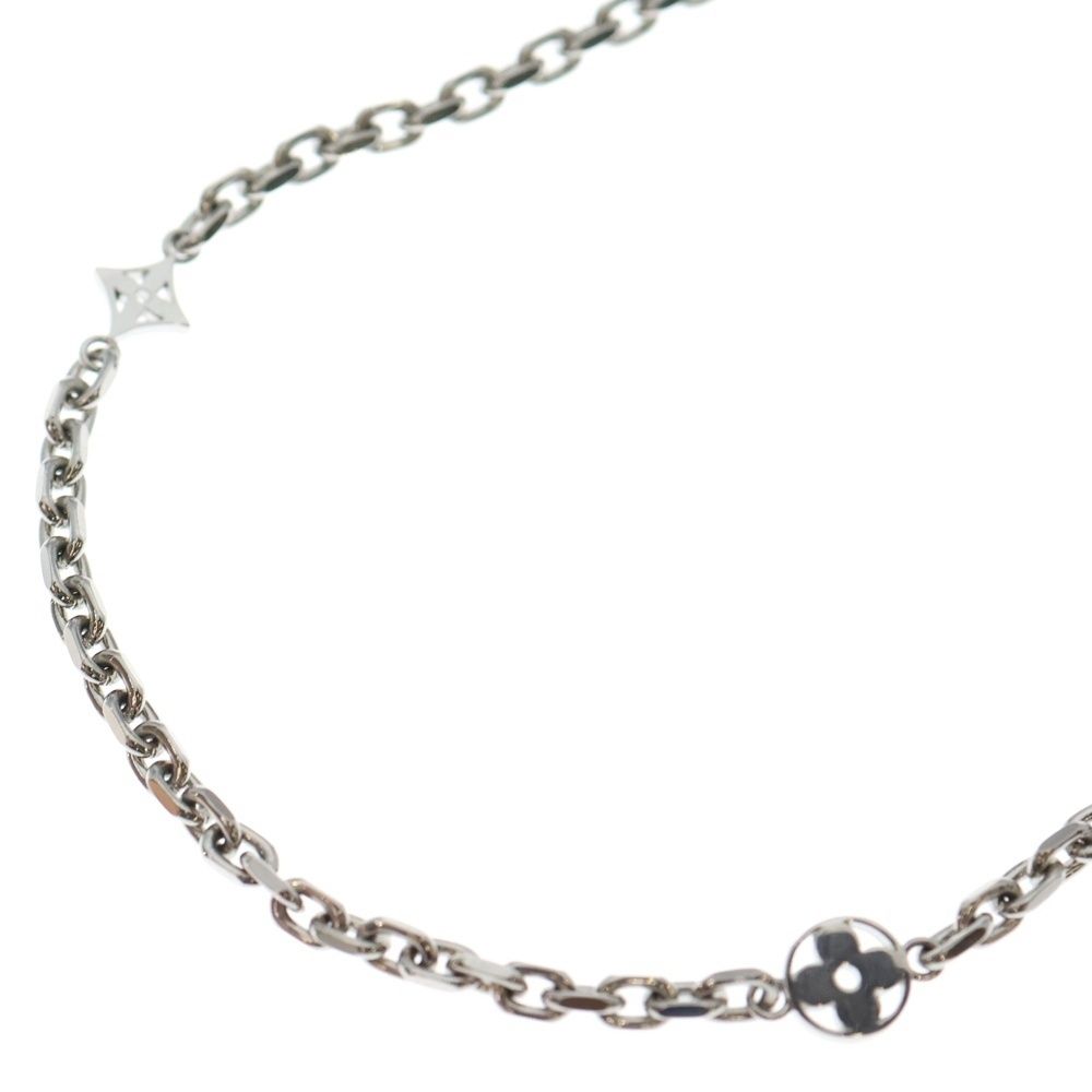 LOUIS VUITTON ルイヴィトン チェーン LV ユアーズ モノグラム ネックレス ペンダント シルバー M 02739