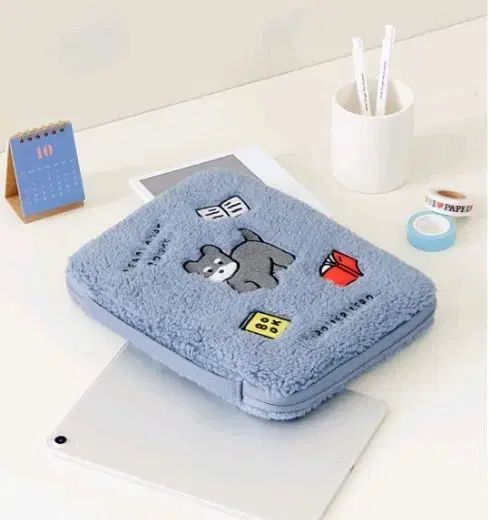 ロモノーソフ 青い幾何学模様の波形皿 2枚セット