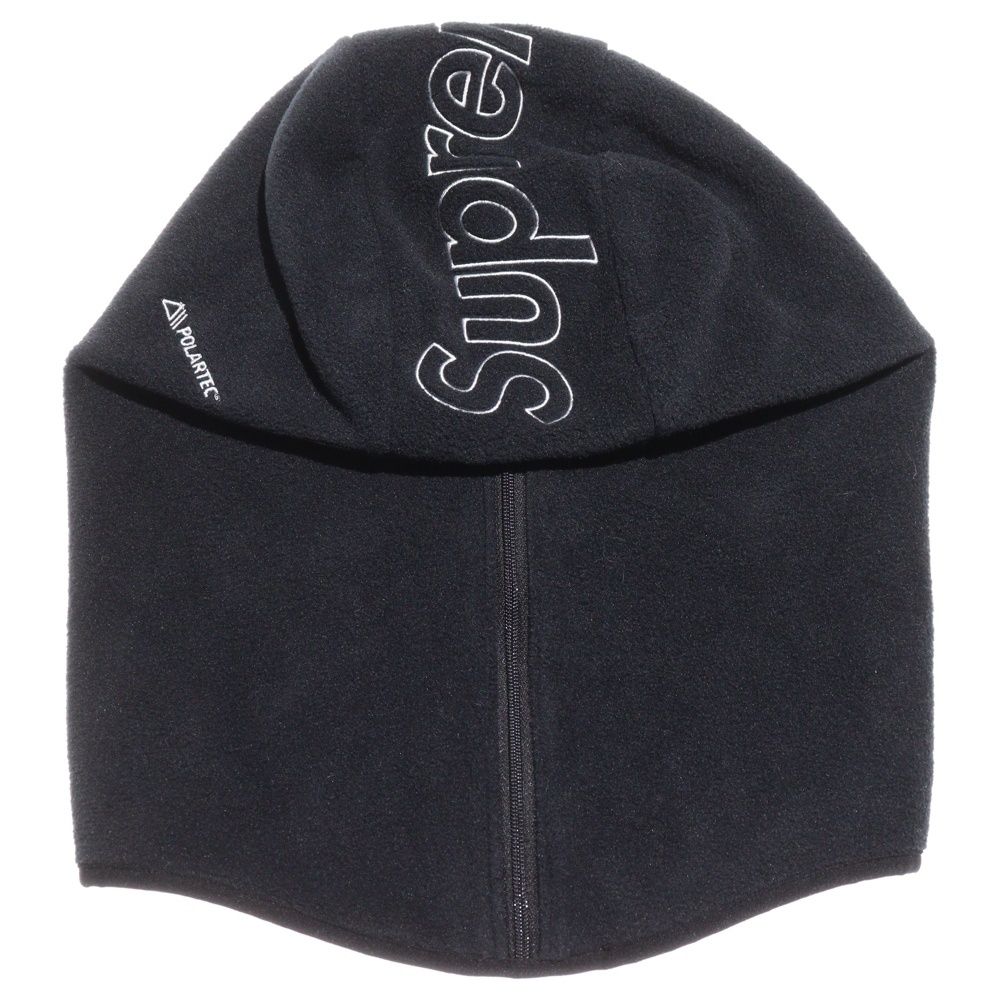 SUPREME シュプリーム 21 AW POLATEC BALACLAVA クラバ ジップアップ キャップ ブラック