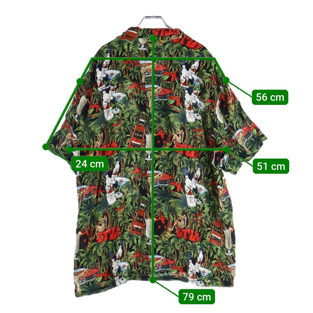 cvtvlist (カタリスト) 22SS DRUNK ALOHA SHIRTS 総柄プリント