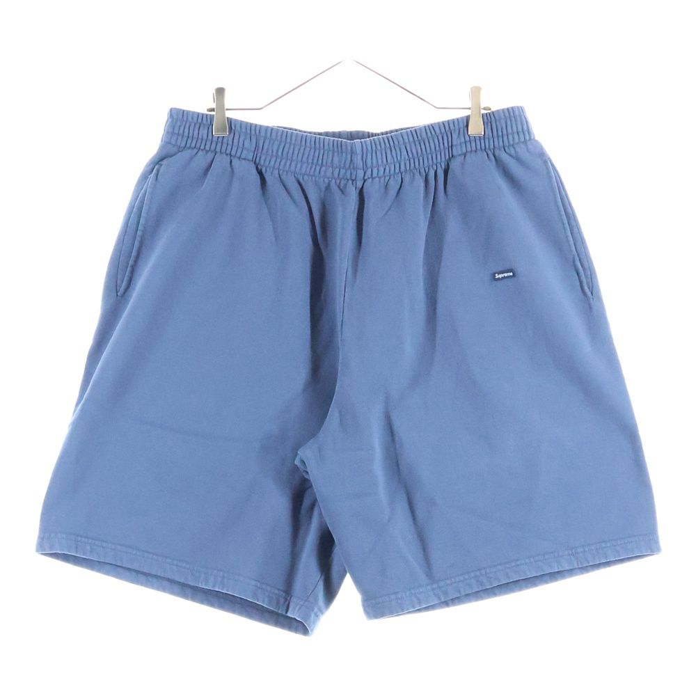 SUPREME シュプリーム 24 SS Overdyed Small Box Sweatshort オーバーダイ スモール ボックス スウェット ショーツ ハーフパンツ ブルー