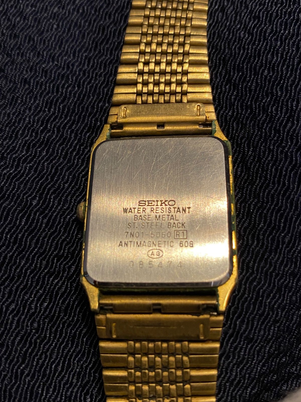 SEIKO 新品電池 美品 腕時計 稼働品 メンズ 7N01-5060 希少 C185 SEIKO 