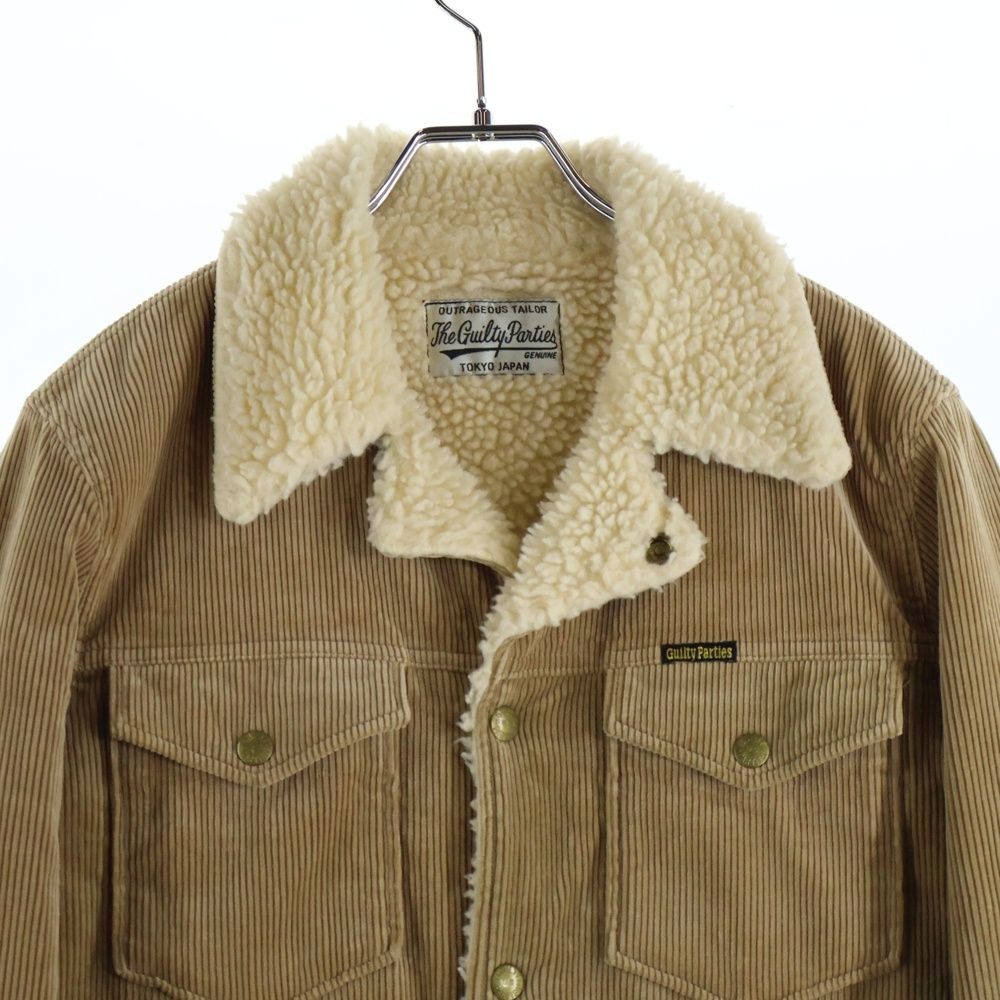 WACKO MARIA (ワコマリア) 15AW CORDUROY BOA RANCHER JACKET