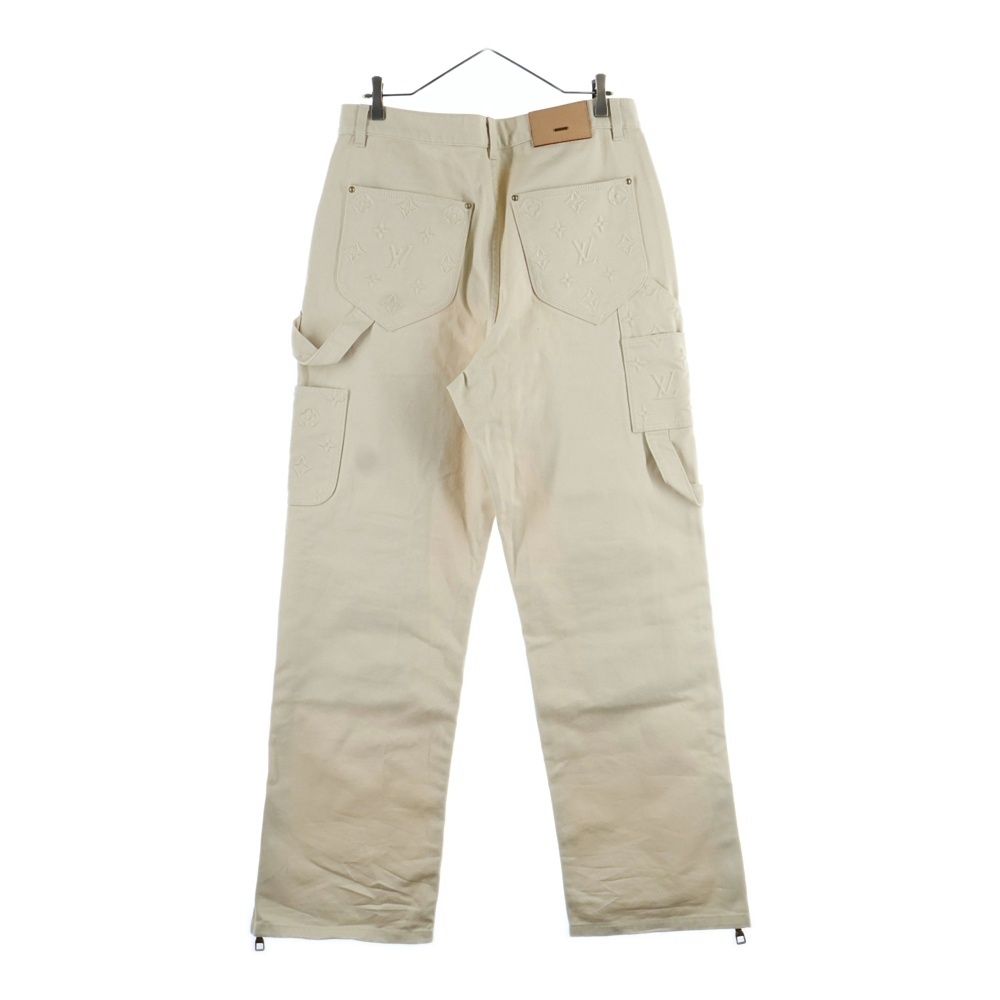 LOUIS VUITTON ルイヴィトン 23 SS Monogram Carpenter Long Pants モノグラムカーペンターパンツ RM 231 Q TZ 0 HOD 45 W アイボリーホワイト