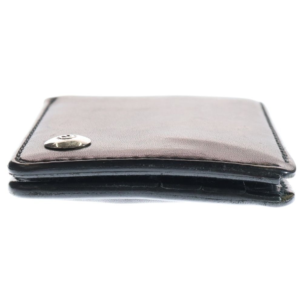 goro's (ゴローズ) 刻印コンチョ付き 二つ折り札入れ ブラック 財布