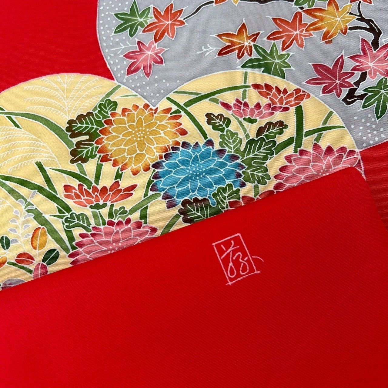 名古屋帯 作家物 塩瀬 友禅 素敵な染め 九寸 正絹 着物 MA-1878 - メルカリ