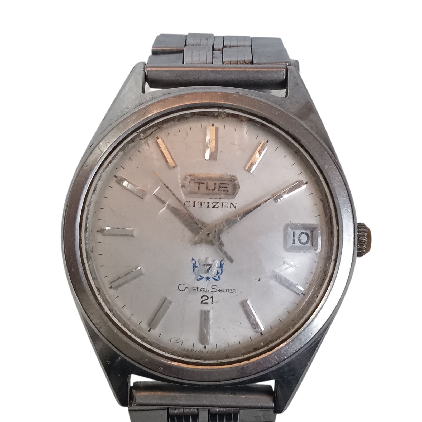 稼働 良品】1206-5 CITIZEN CrystalSeven シチズン クリスタルセブン