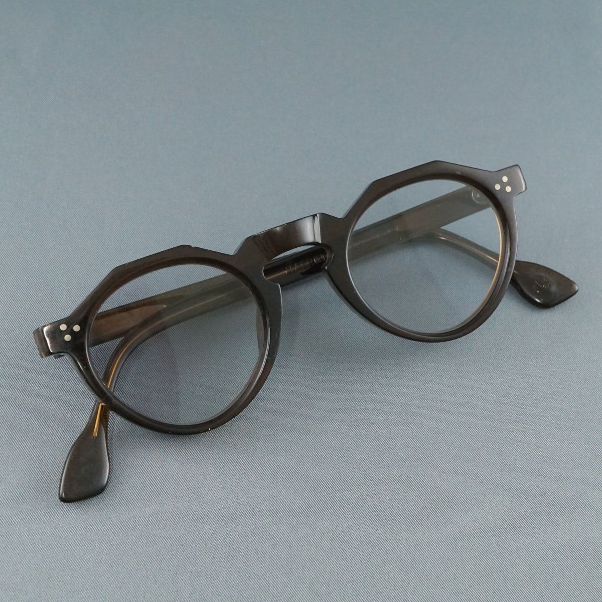 眼鏡 guepard ギュパール gp-15 品 Whisky ウィスキー ブラウン ユニセックス フレンチヴィンテージ アイウェア 度無し X 8492