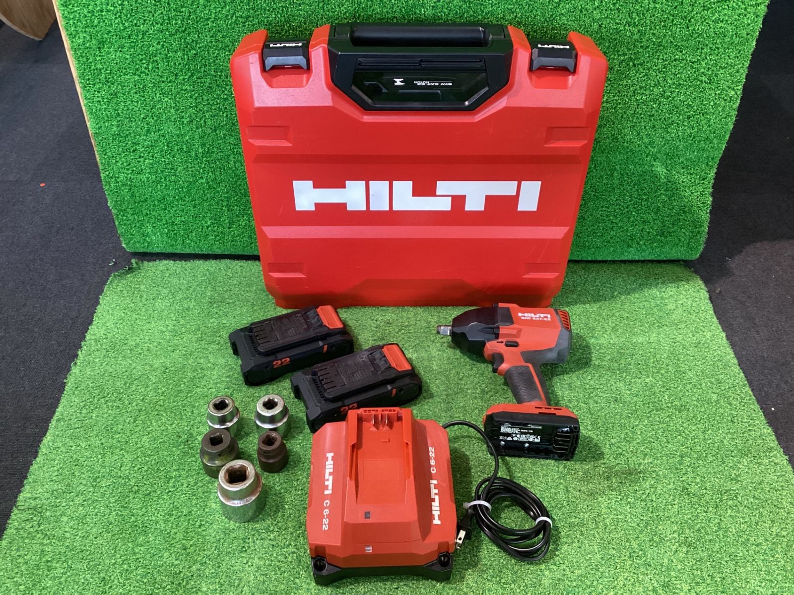 HILTI SIW 6 AT 22 充電式インパクトレンチ バッテリ 2 充電器 ケース有 シ