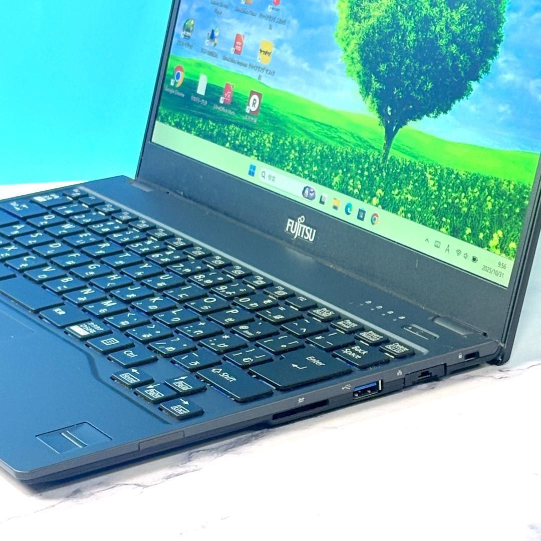 安い 超薄型軽量☆メモリ8GB・SSDで快速・指紋認証・Windows11☆ノート