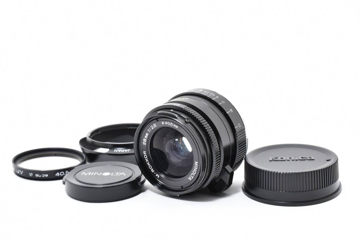 ☆外観美品☆ミノルタ MINOLTA M-ROKKOR 28mm F2.8 Mマウント #441a