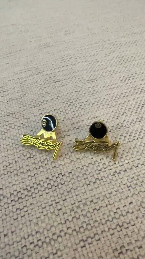  STUSSY ステューシー 8 ボール イヤリング ピアス アクセサリー