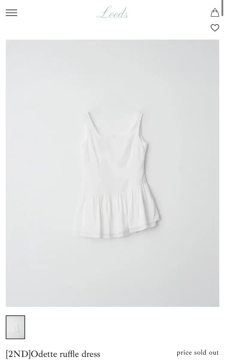 leeds odette ruffle dress