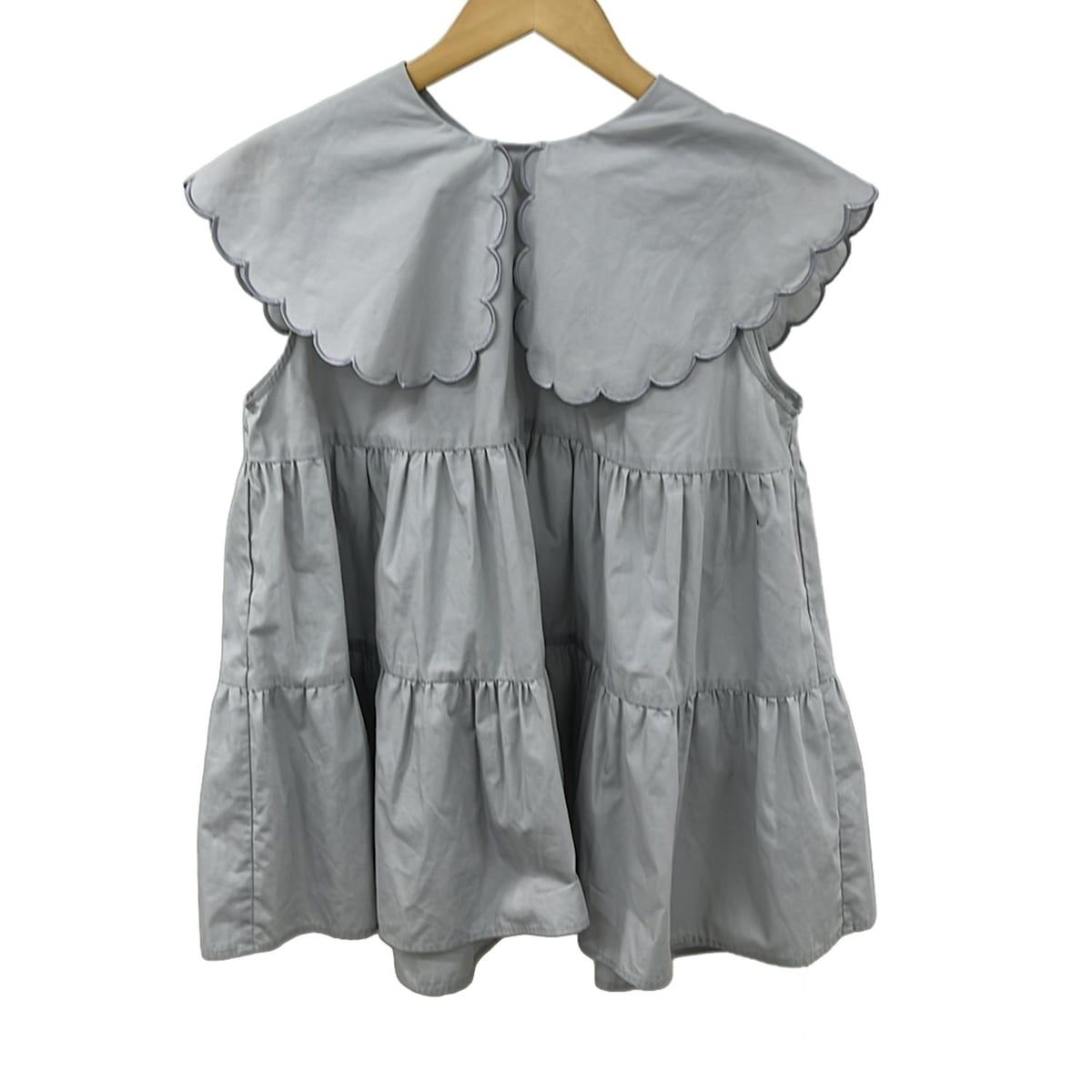 yori ヨリ チュニック サイズＦ F レディース - ライトグレー クルーネック ノースリーブ