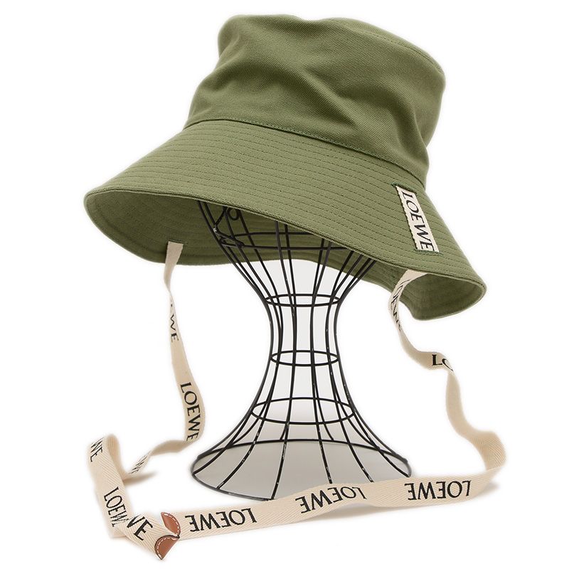 ロエベ PAULA S IBIZA フィッシャーマンハット カーキ K 820 HF