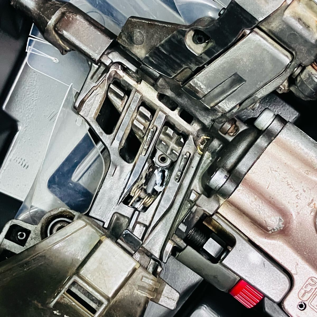  整備品 動作良好 マックス MAX 高圧 50 mm 釘打ち機 スーパーネイラ HN N ケース付き 釘打機 エアーツール