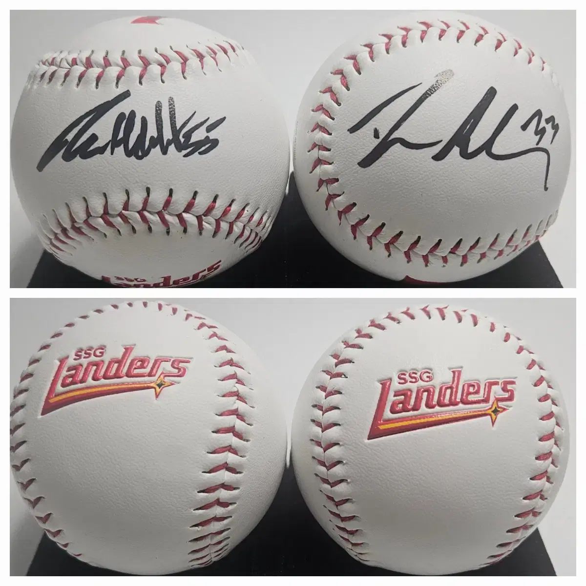 SSG LANDERS 白 アンド エンダーズ ロゴボール サインボール