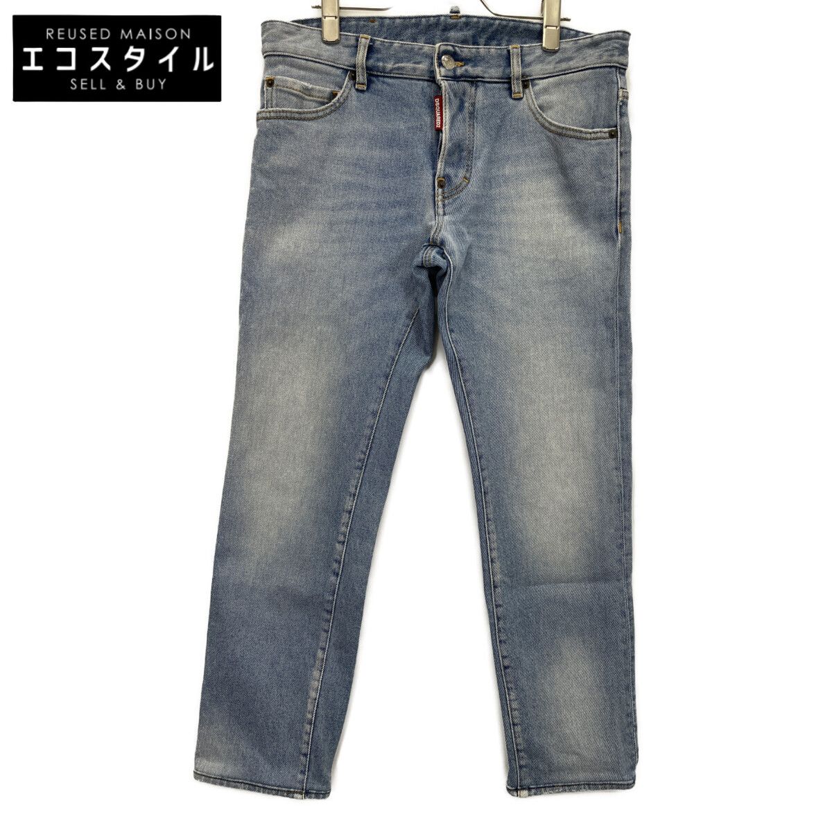 DSQUARED2 ディースクエアード S74LB0906 21SS ﾌﾞﾙｰ SLIM ストア JEAN  