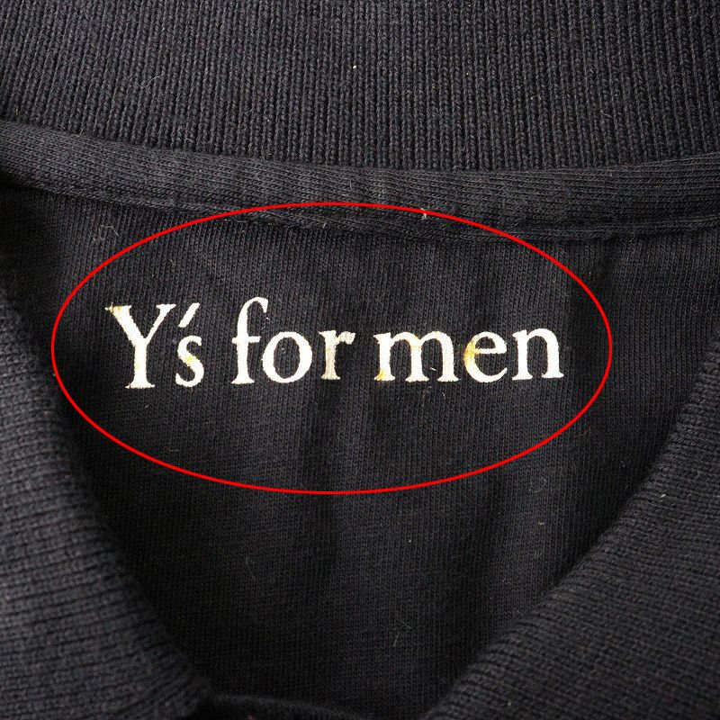 メンズ Y's for men ワイズフォーメン ヨウジヤマモト コットン 長袖