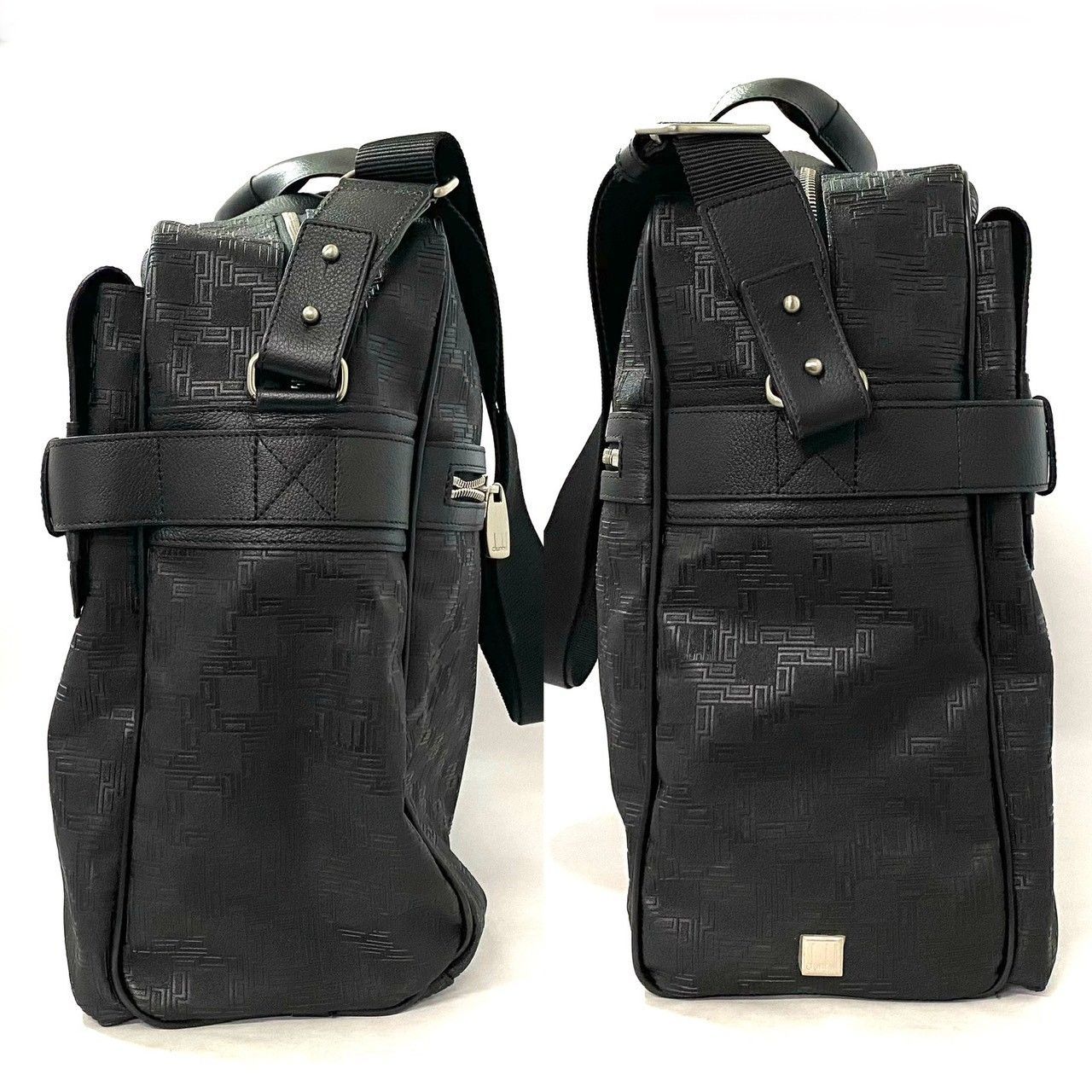 ☆Kei ☆DUNHILL ダンヒル　2way ボストンバッグ　ハ肩 CH【dunhill】 2Way ボストンバッグ ディーエイト ブラック/黒