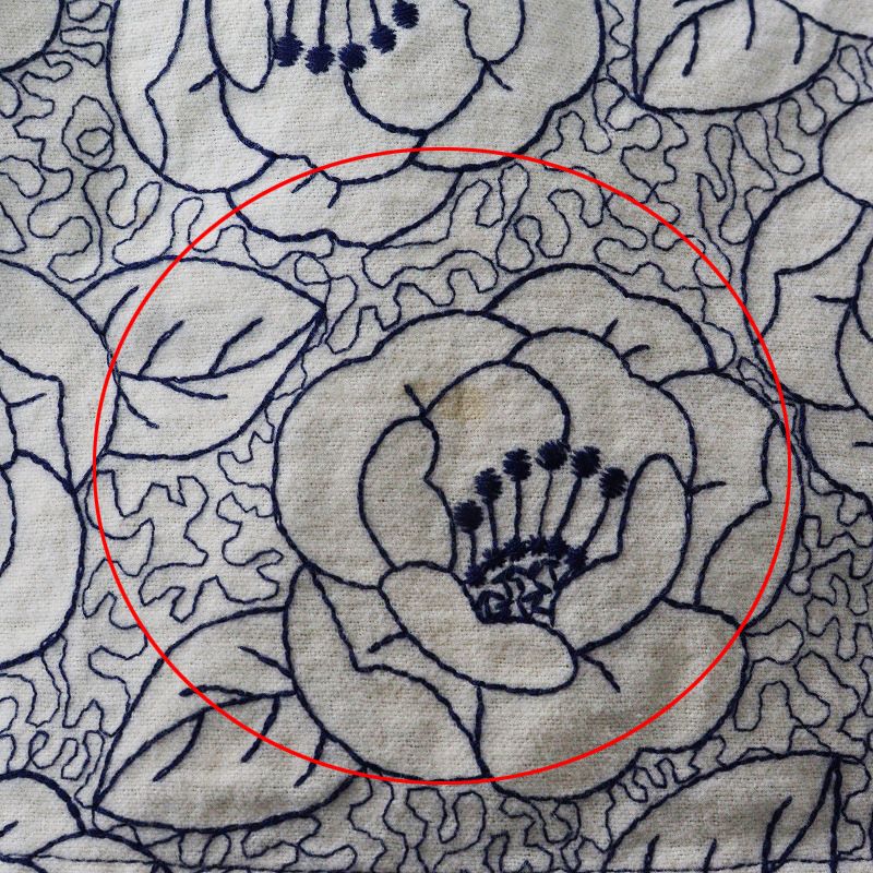 ネイビー┃花柄