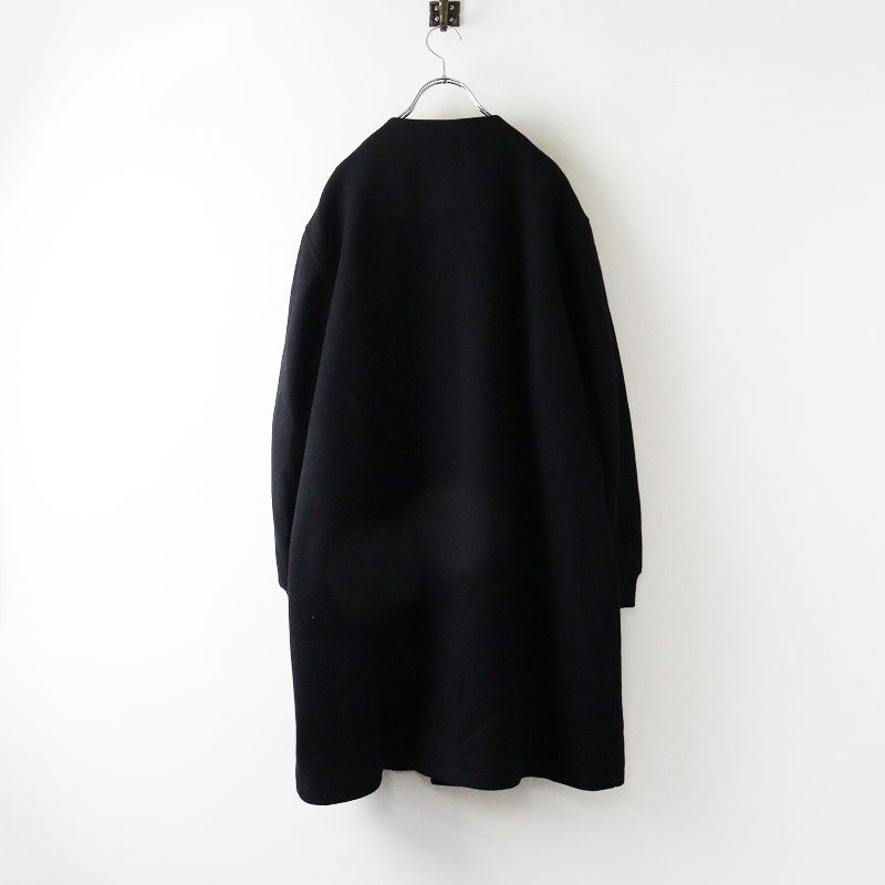 Nハリウッド　ロングコート　完売品 上品ロングコート ウール100% リバーコート ダブルフェイスコート 一枚