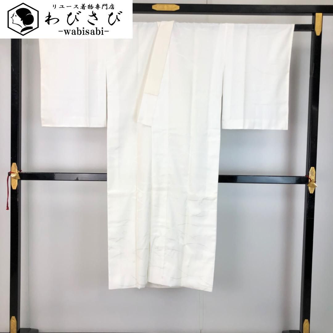 長襦袢 芝に菊 乳白色 半衿付 J-363 - メルカリ