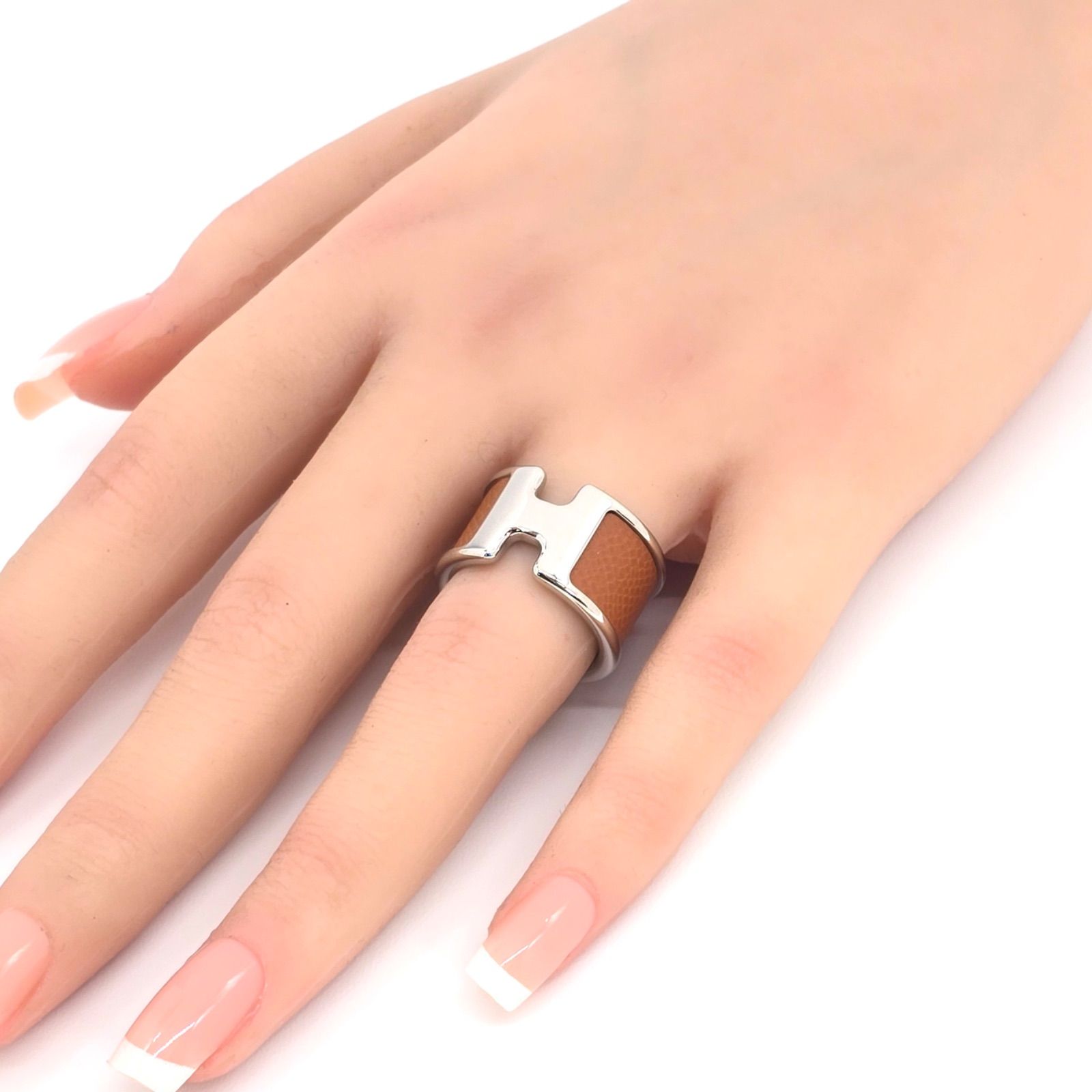 HERMES エルメス オランプ GM リング S 約12.5号 ヴォー・マダム