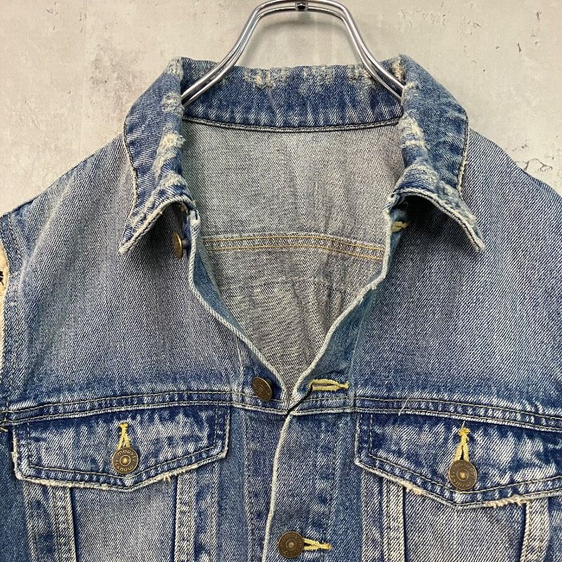 MOUSSY マウジー デニムジャケット ドッキング ニットスリーブ Gジャン 