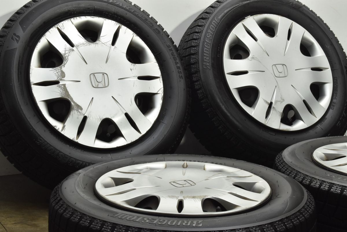 バリ溝 ホンダ GD フィット 14 in 5 J 45 PCD 100 ブリヂストン アイスパートナー2 175 65 R スタッドレス ノーマル戻し 可