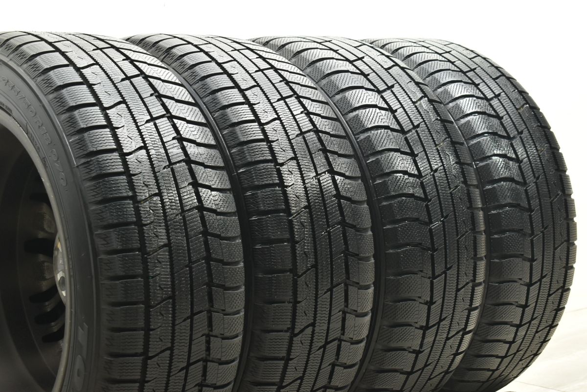  バリ溝 トヨタ 30 アルファード ヴェルファイア SCパッケージ 18 in 7 5 J 45 トーヨー ウィンタートランパス TX 235 50 R 18インチ タイヤ ホイールセット