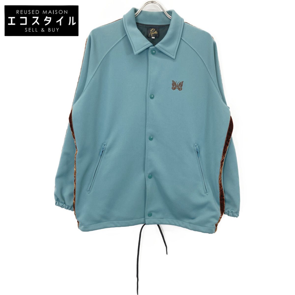 needles ニードルズ EJ195 グリーン Side Line Coach Jacket Poly needles ニードルズ EJ195 グリーン Side Line Coach Jacket Poly