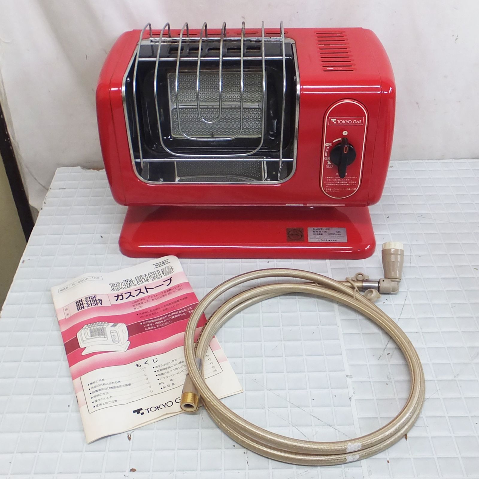 R636【レトロ】都市ガス用 リンナイ ストーブ RN-215FN 中古 /7 - メルカリ