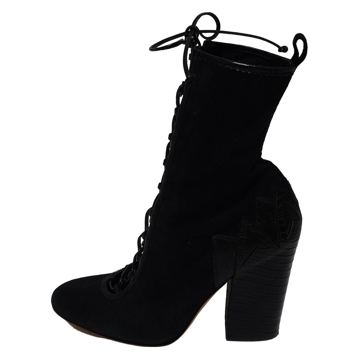 sergio rossi(セルジオロッシ) ショートブーツ 36 レディース - 黒 型