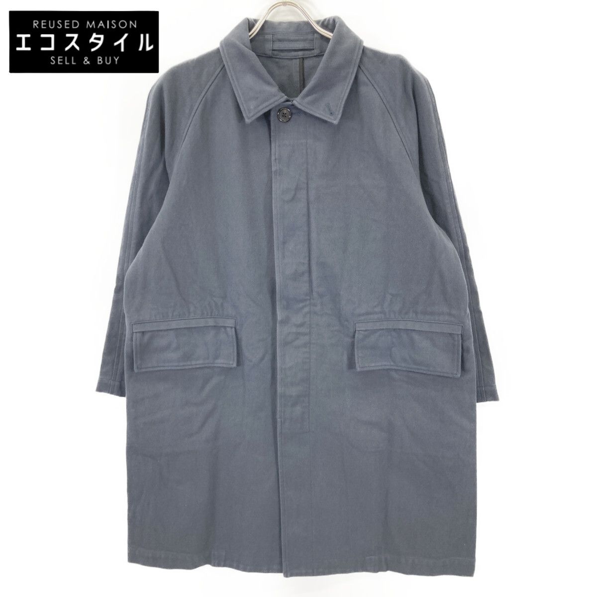 MARGARET HOWELL マーガレットハウエル ﾈｲﾋﾞｰ 579ｰ0210602 ｽﾃﾝｶﾗｰｺｰﾄ S