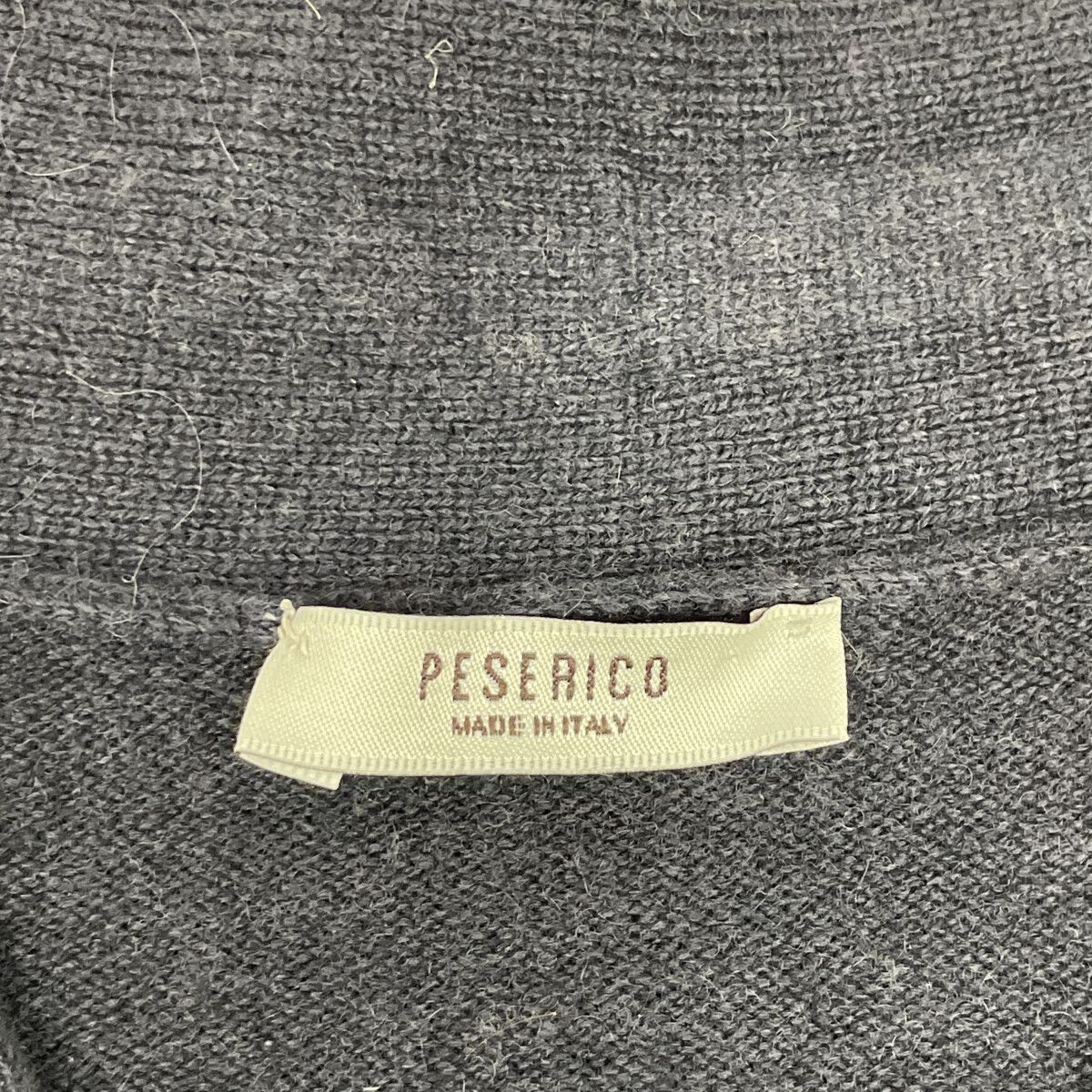 PESERICO ペセリコ ｸﾞﾚｰ ｶｼﾐﾔ混 ﾆｯﾄﾜﾝﾋﾟｰｽ 40