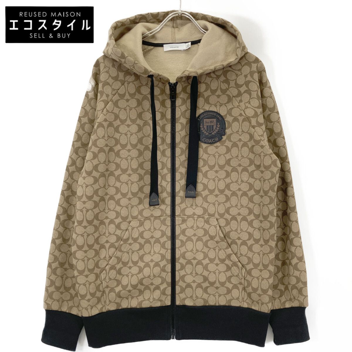 COACH コーチ トップ 11004424 ｼｸﾞﾈﾁｬｰ ｼﾞｯﾌﾟｱｯﾌﾟ ﾊﾟｰｶｰ S COACH