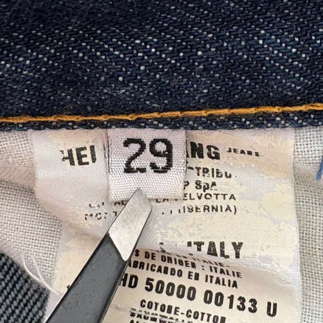 希少 HELMUT LANG 90s 本人期 濃紺デニムパンツ ジーンズ イタリア製