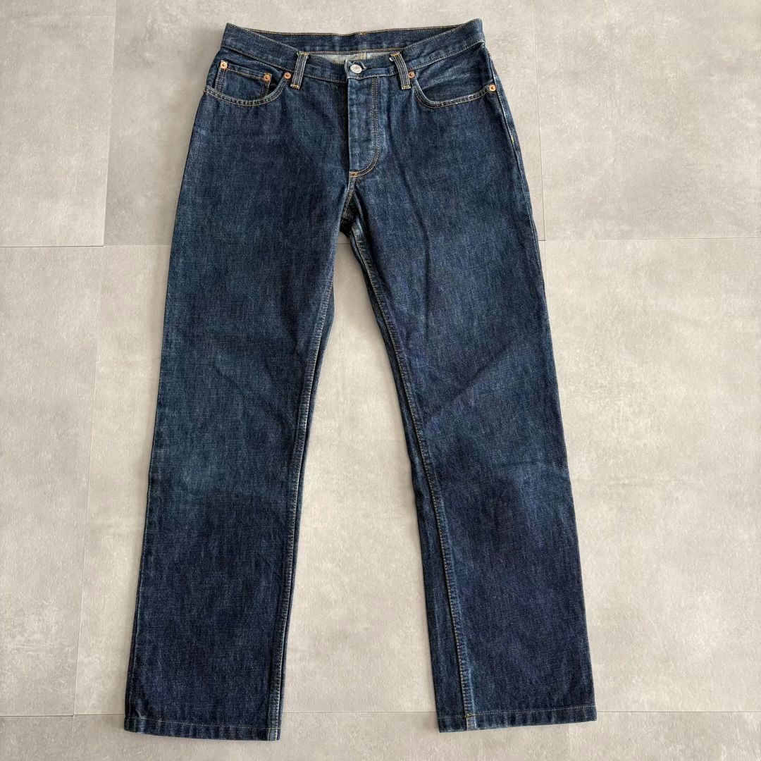 希少 HELMUT LANG 90s 本人期 濃紺デニムパンツ ジーンズ イタリア製