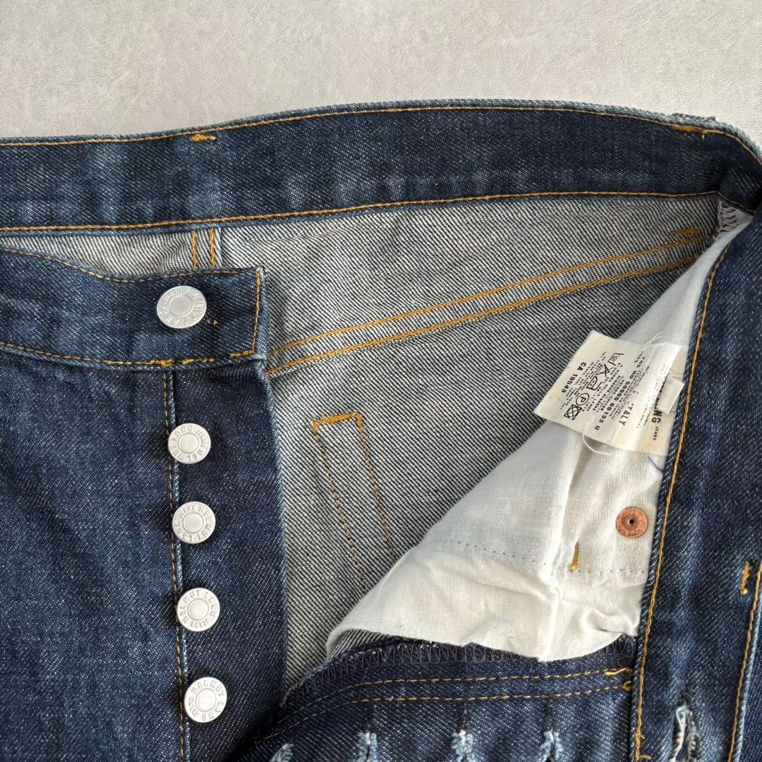 希少 HELMUT LANG 90s 本人期 濃紺デニムパンツ ジーンズ イタリア製