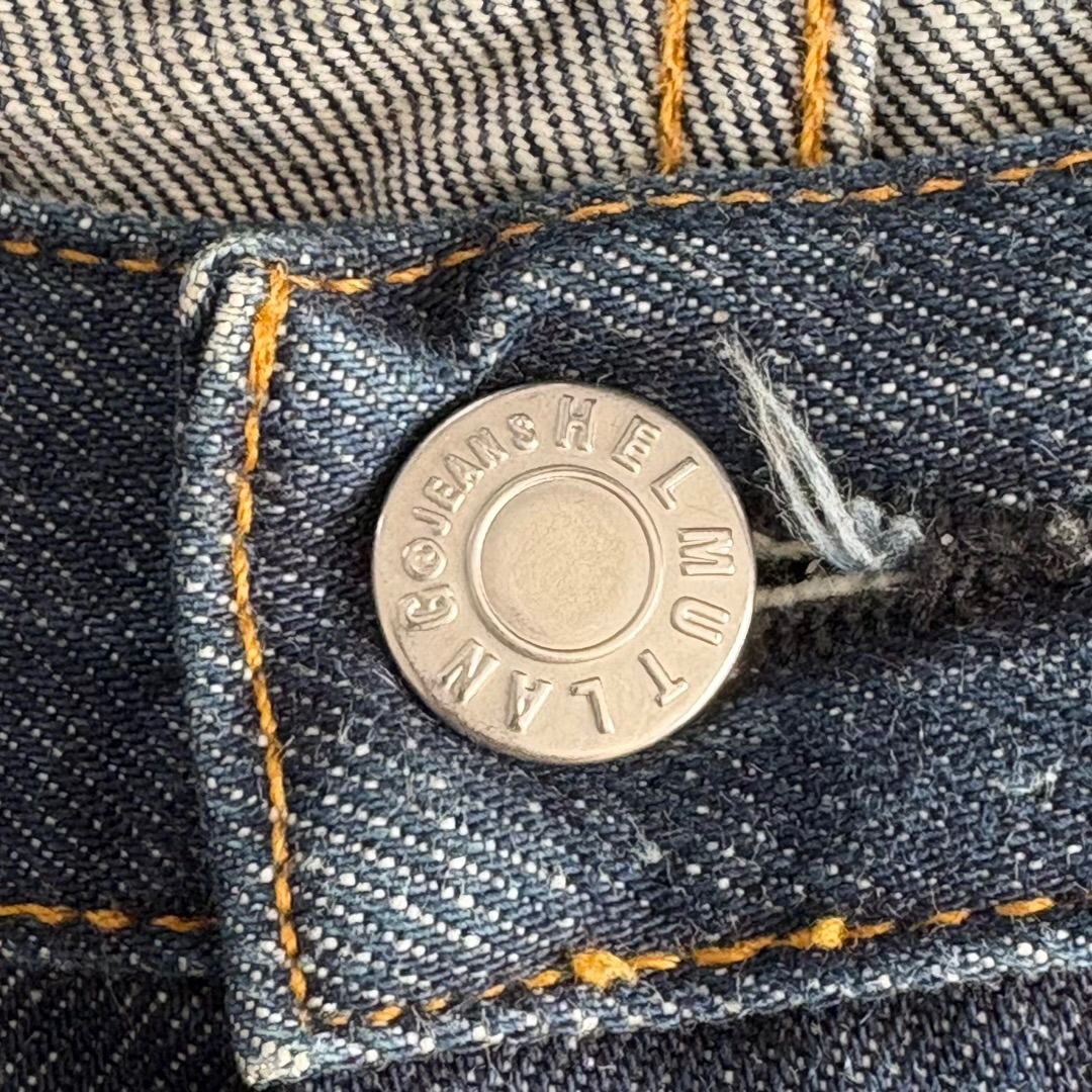 希少 HELMUT LANG 90s 本人期 濃紺デニムパンツ ジーンズ イタリア製