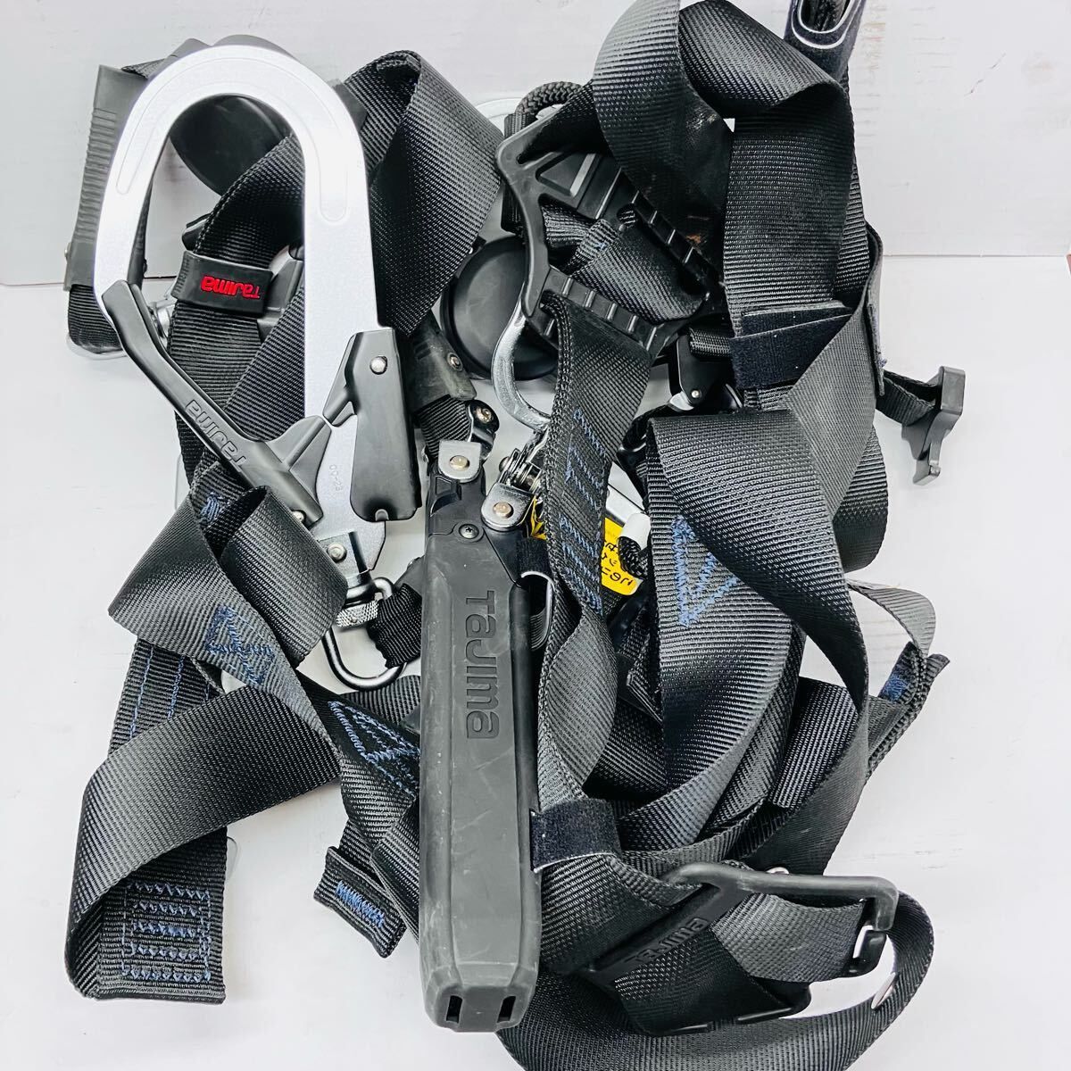 程度良好 タジマ Tajima 新規格 墜落制止用器具 フルハーネス 安全帯 ダブルランヤード Lサイズ 製