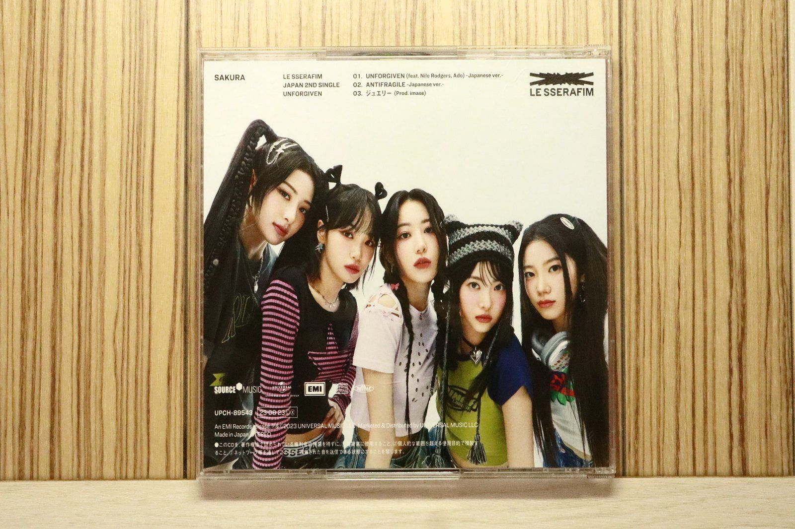 国内盤CD☆ルセラフィム/LE SSERAFIM□ UNFORGIVEN (初回限定 メンバー