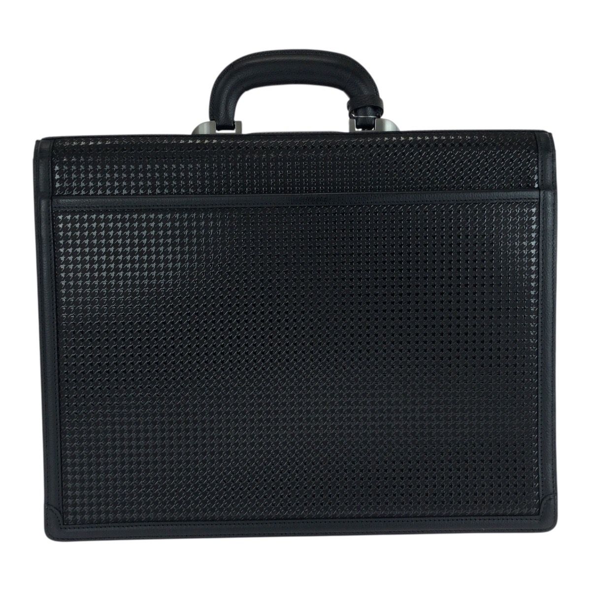 超美品 INDENYA 印傳屋 HAYATO 隼人 千鳥格子柄 ブラック 黒 ゴールド