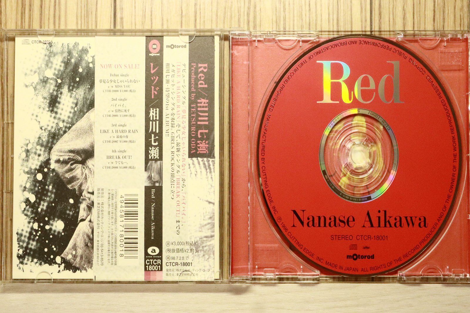 国内盤CD☆相川七瀬/Nanase Aikawa□ Red 【CTCR18001/4945817180018