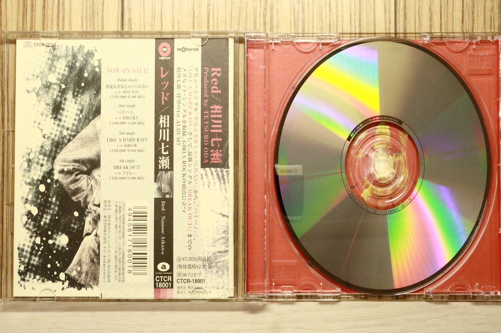 国内盤CD☆相川七瀬/Nanase Aikawa□ Red 【CTCR18001/4945817180018