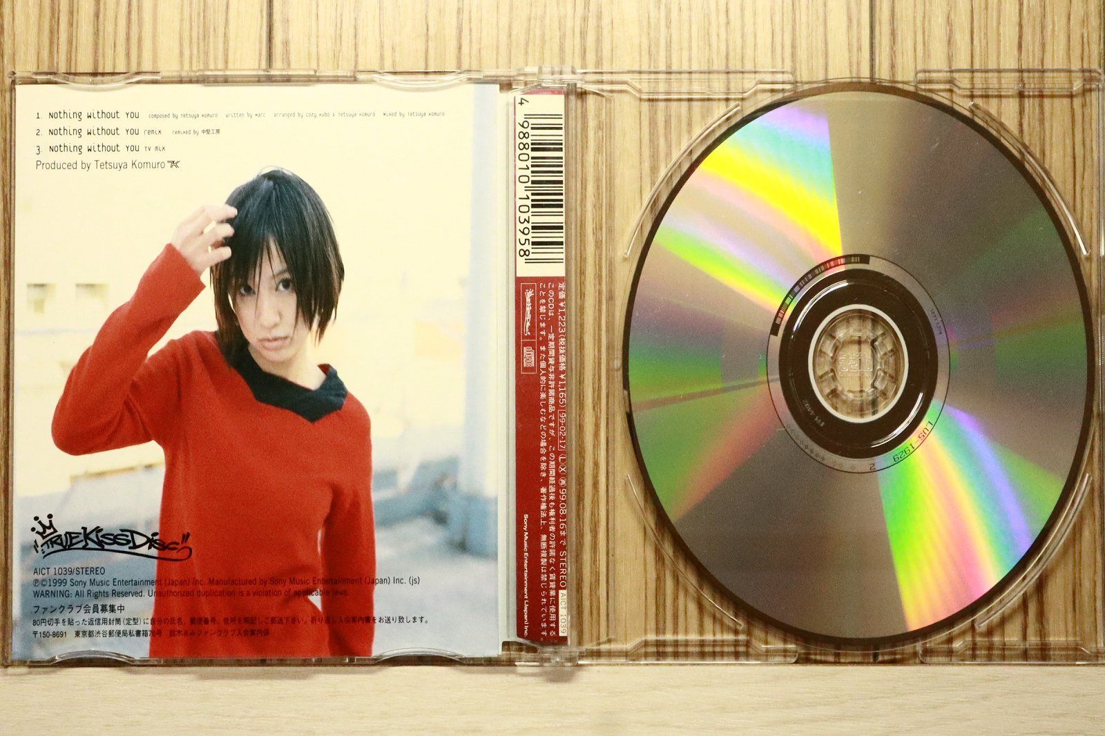 国内盤CD☆鈴木あみ /Ami Suzuki□ Nothing Without You 【AICT1039