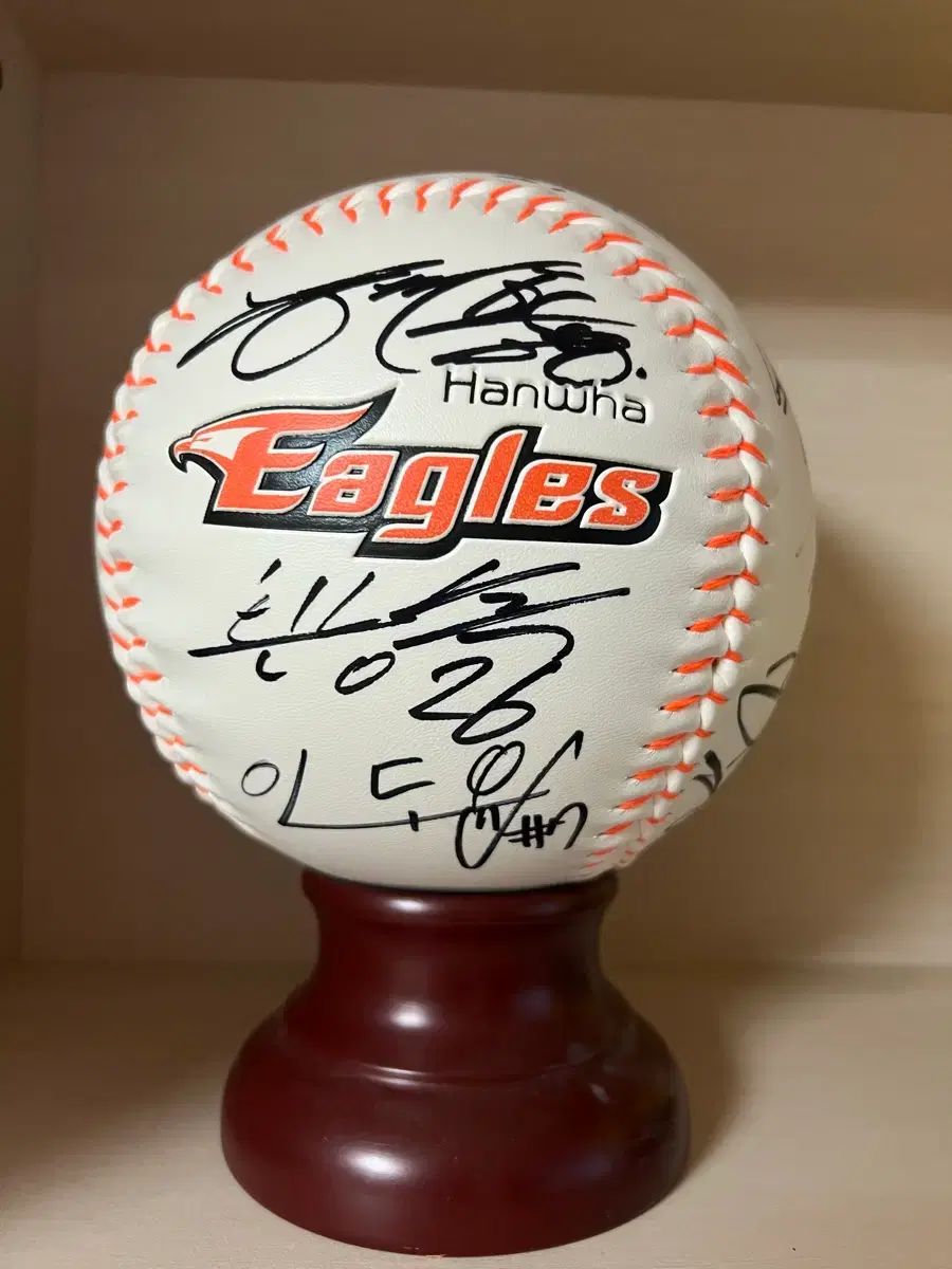ハンファ イーグルス サイン入り 大型 サインボール